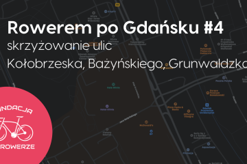 rowerem po Gdańsku - Kołobrzeska Bażyńskiego Grunwaldzka